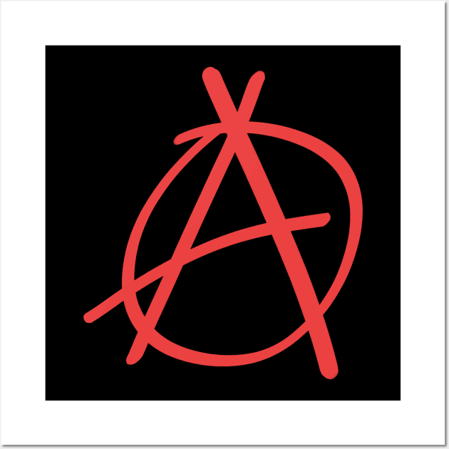 Anarchy symbol Wall Art by Artem_Portretov